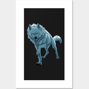 WILD WOLF STICKER - ANIMALS Posters and Art